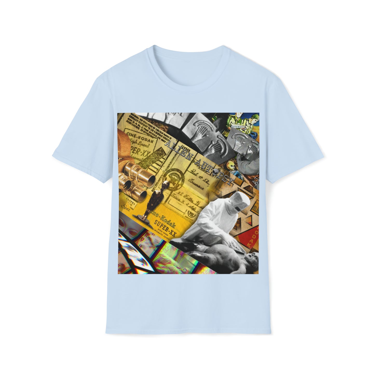 T "Montage" #2  Alien Autopsy Unisex Softstyle T-Shirt