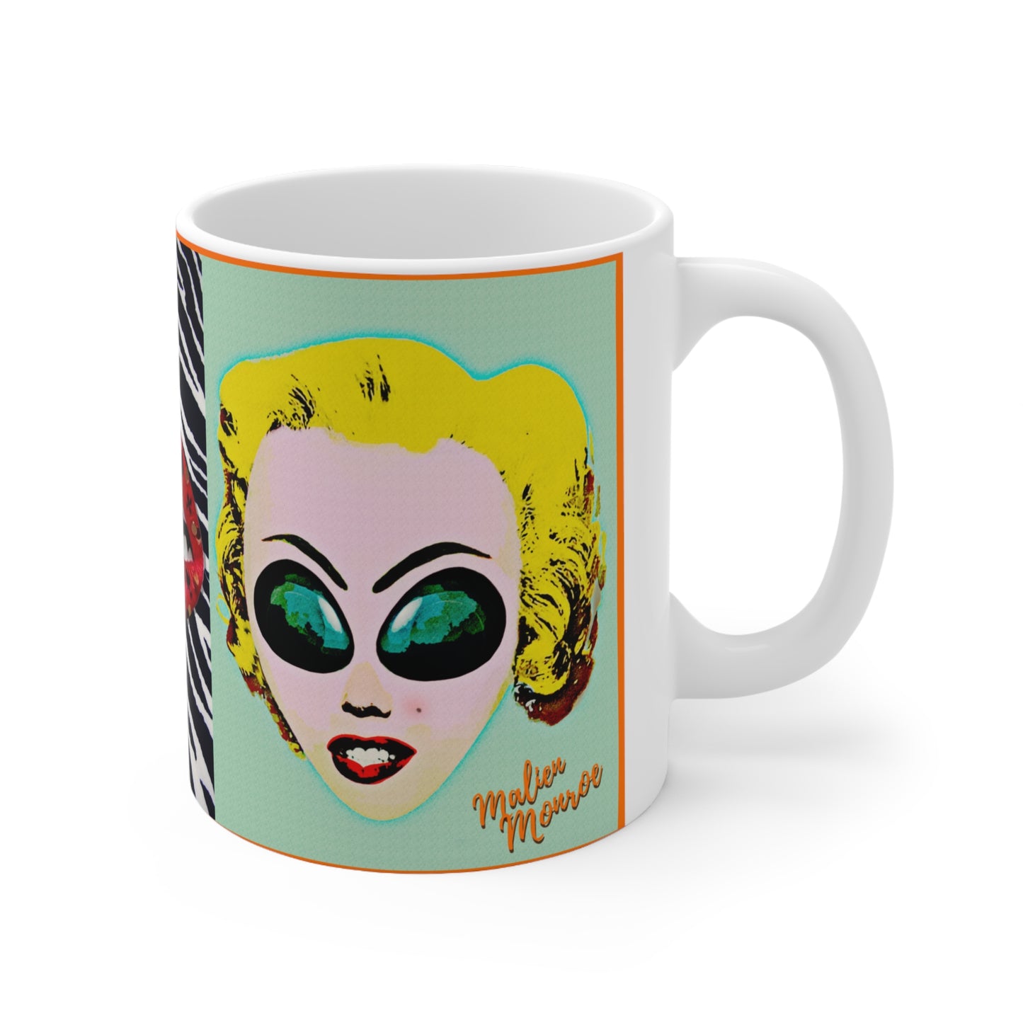 MUG: Malien Monroe Pop-Art #4 Ceramic Mug 11oz