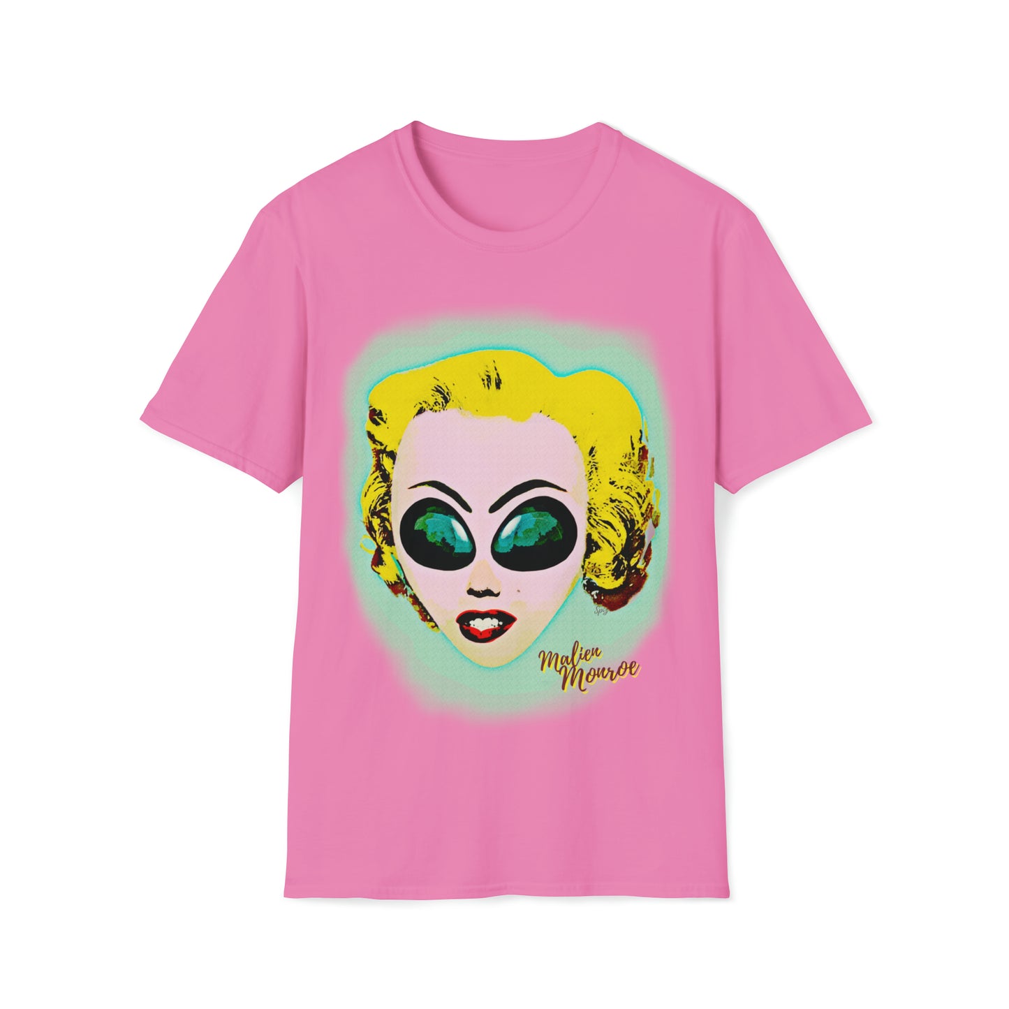 T 'Malien Monroe' POP ART Unisex Softstyle T-Shirt