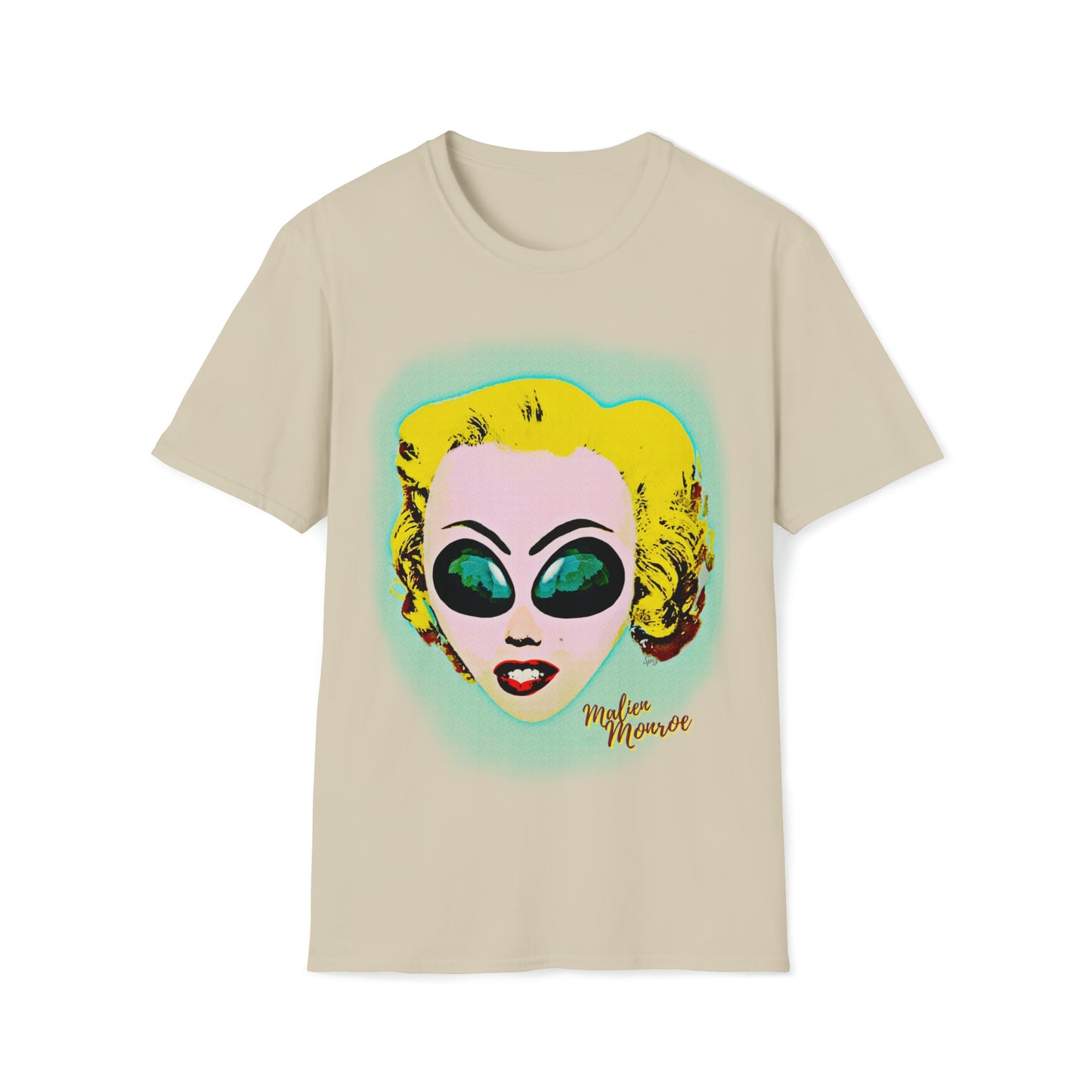 T 'Malien Monroe' POP ART Unisex Softstyle T-Shirt