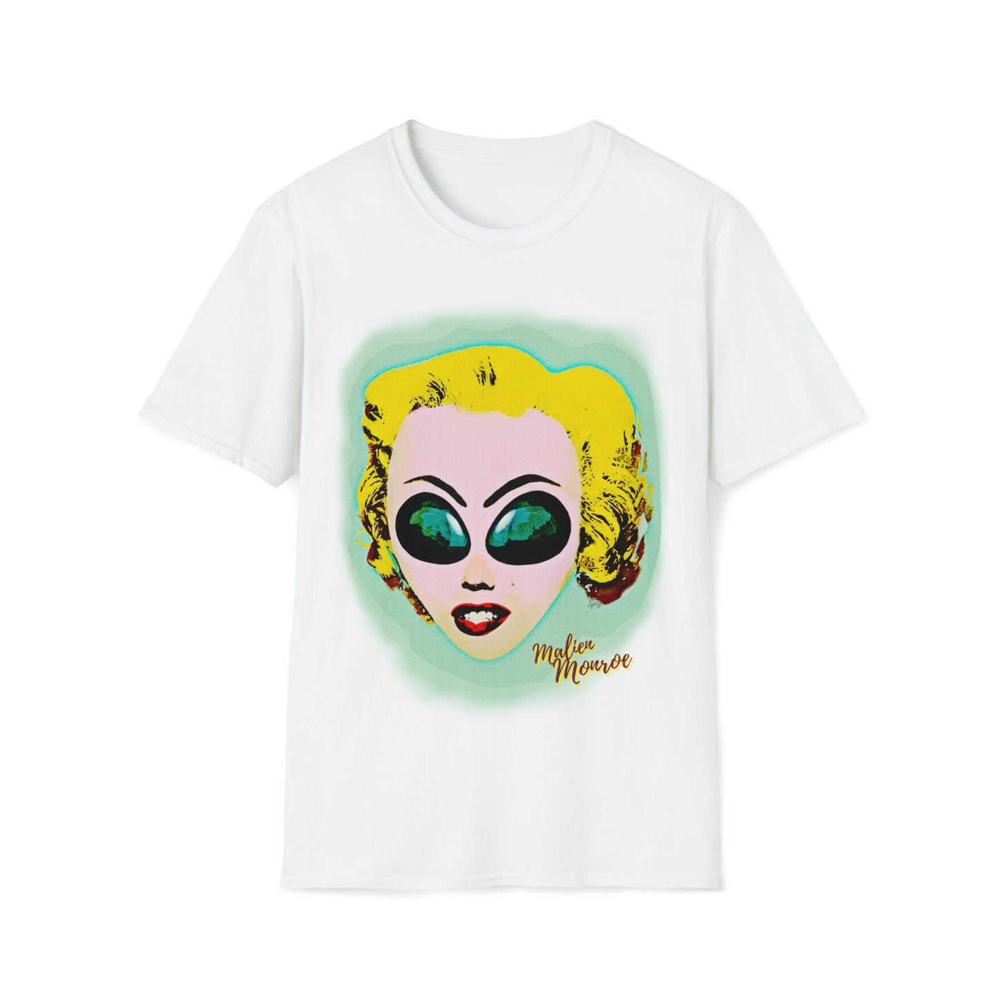 T 'Malien Monroe' POP ART Unisex Softstyle T-Shirt