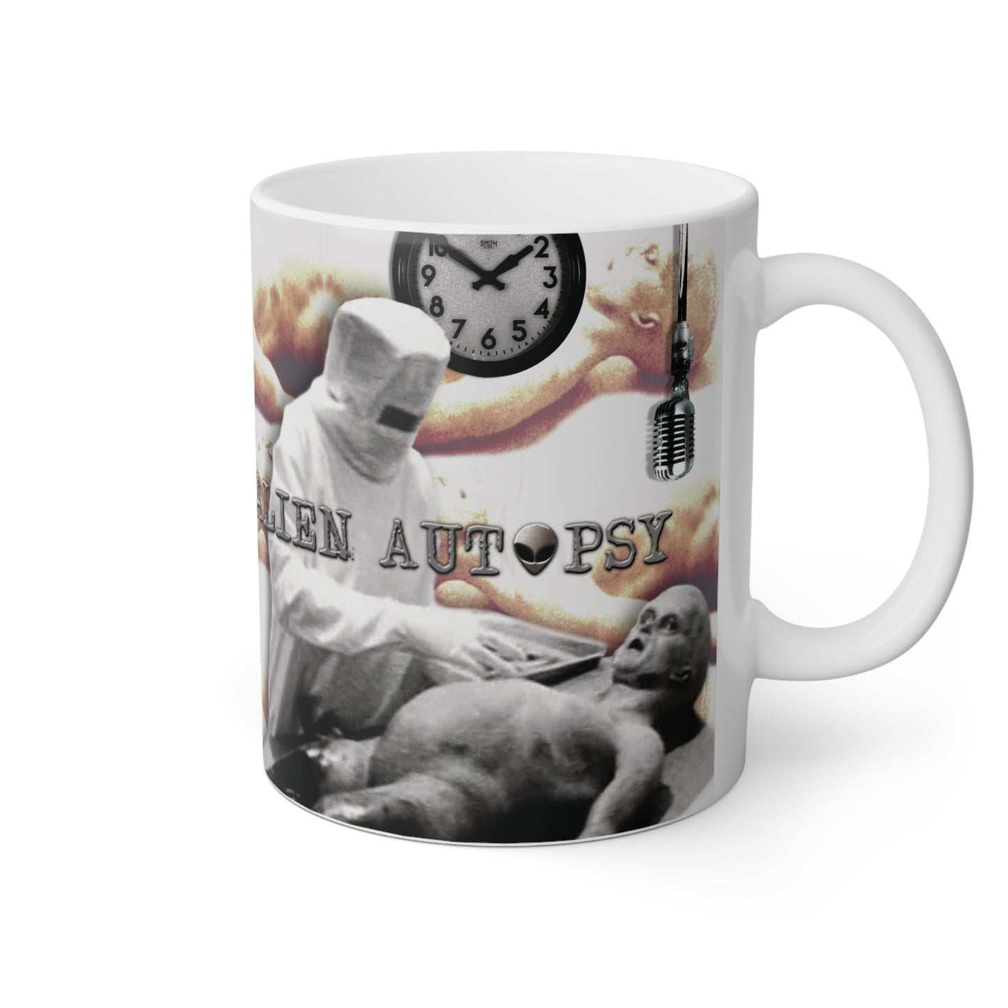 MUG: "Alien Autopsy" White Mug, 11oz