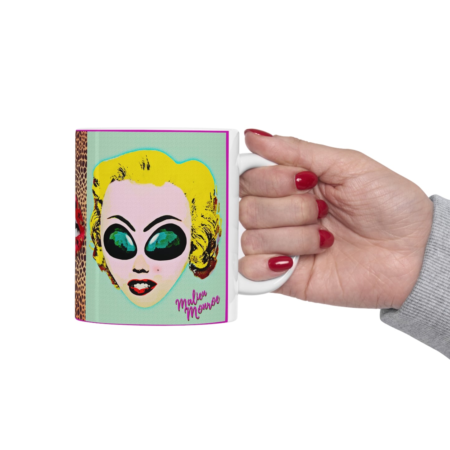 MUG: Malien Monroe Pop-Art #2 Ceramic Mug 11oz