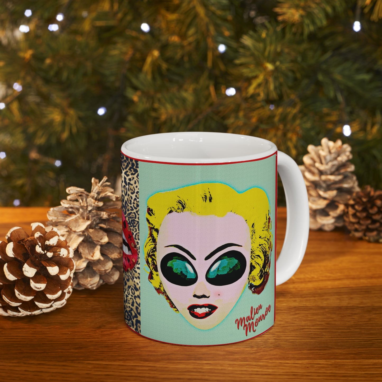 MUG: Malien Monroe Pop-Art #6 Ceramic Mug 11oz