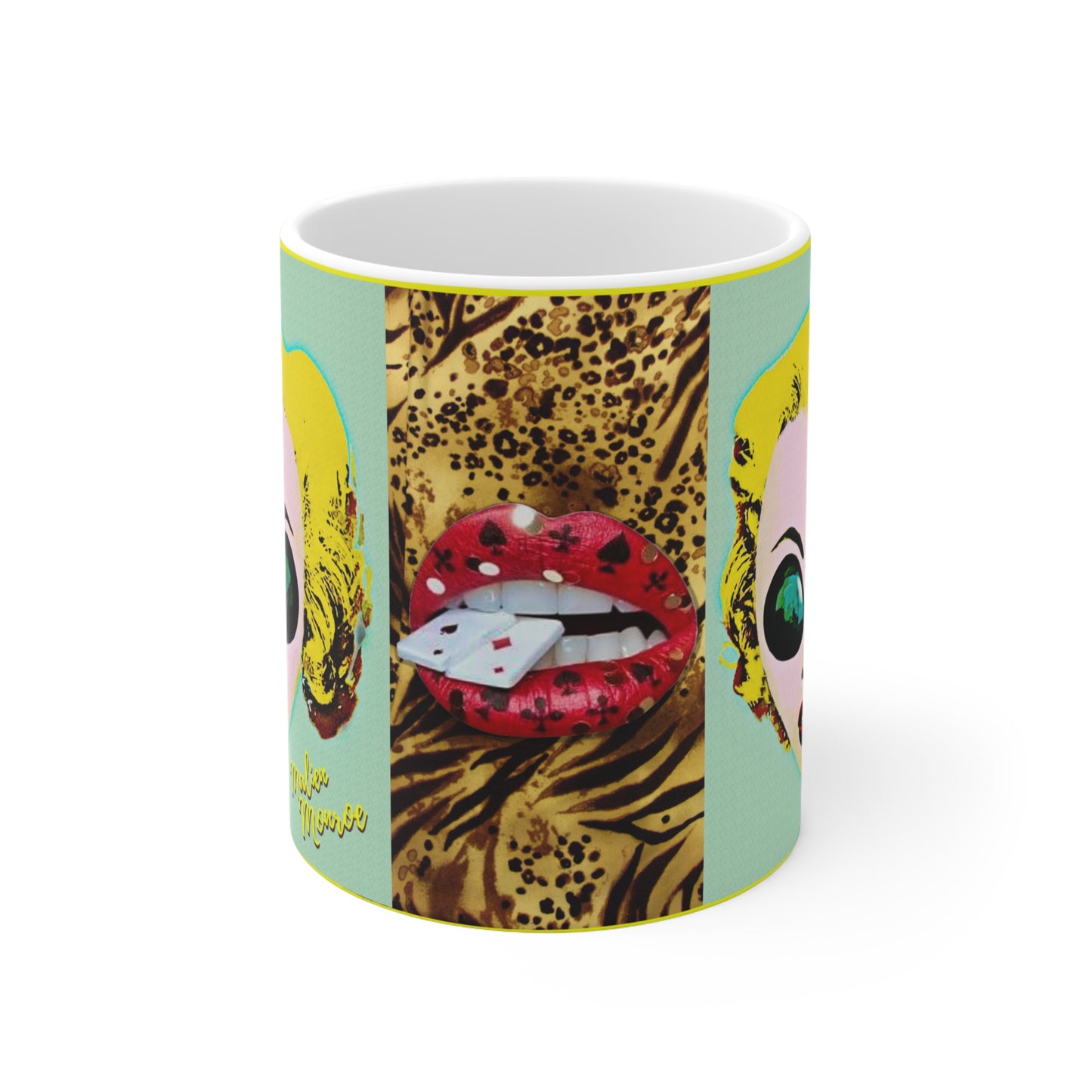 MUG: Malien Monroe Pop-Art #3 Ceramic Mug 11oz