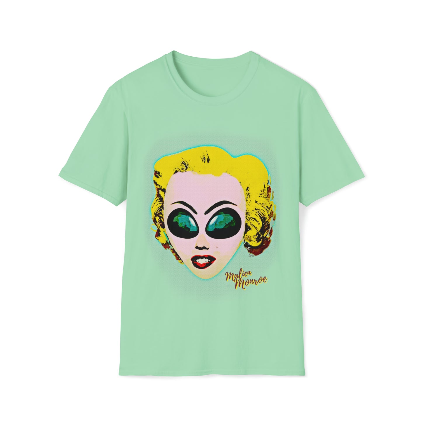 T 'Malien Monroe' POP ART Unisex Softstyle T-Shirt