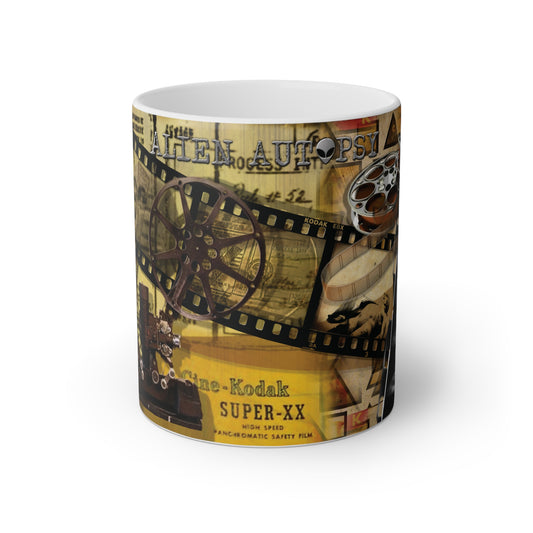 MUG: "Alien Autopsy Super XX Film" #2 White Mug, 11oz