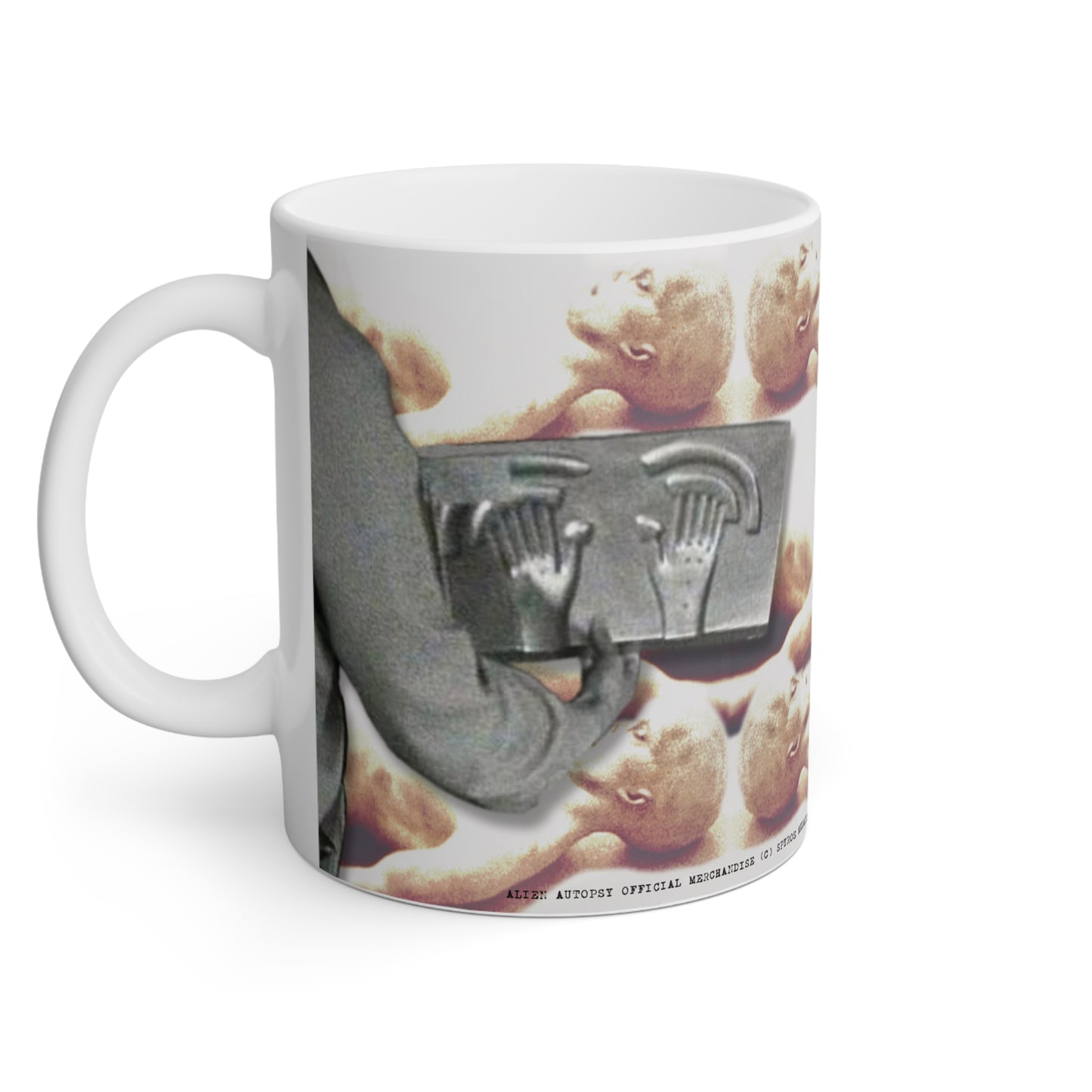 MUG: "Alien Autopsy" White Mug, 11oz