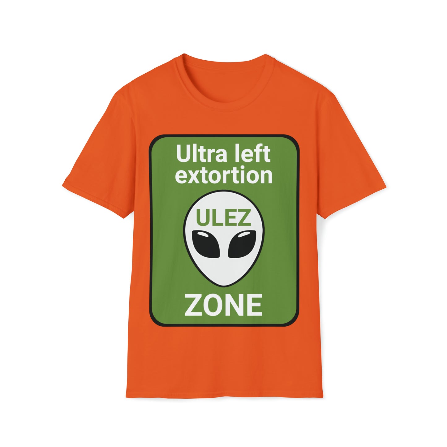 T "ULEZ" Alien Humour #1 Unisex Softstyle T-Shirt