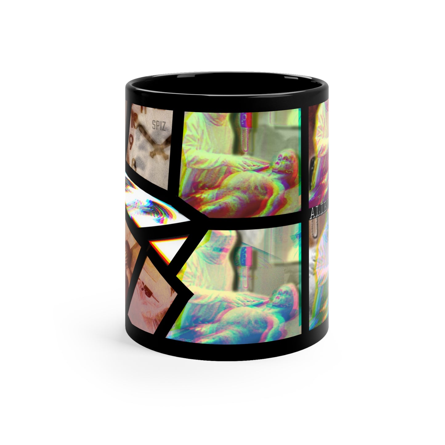 MUG: Alien Autopsy TV Colour Phase Black Glossy Mug