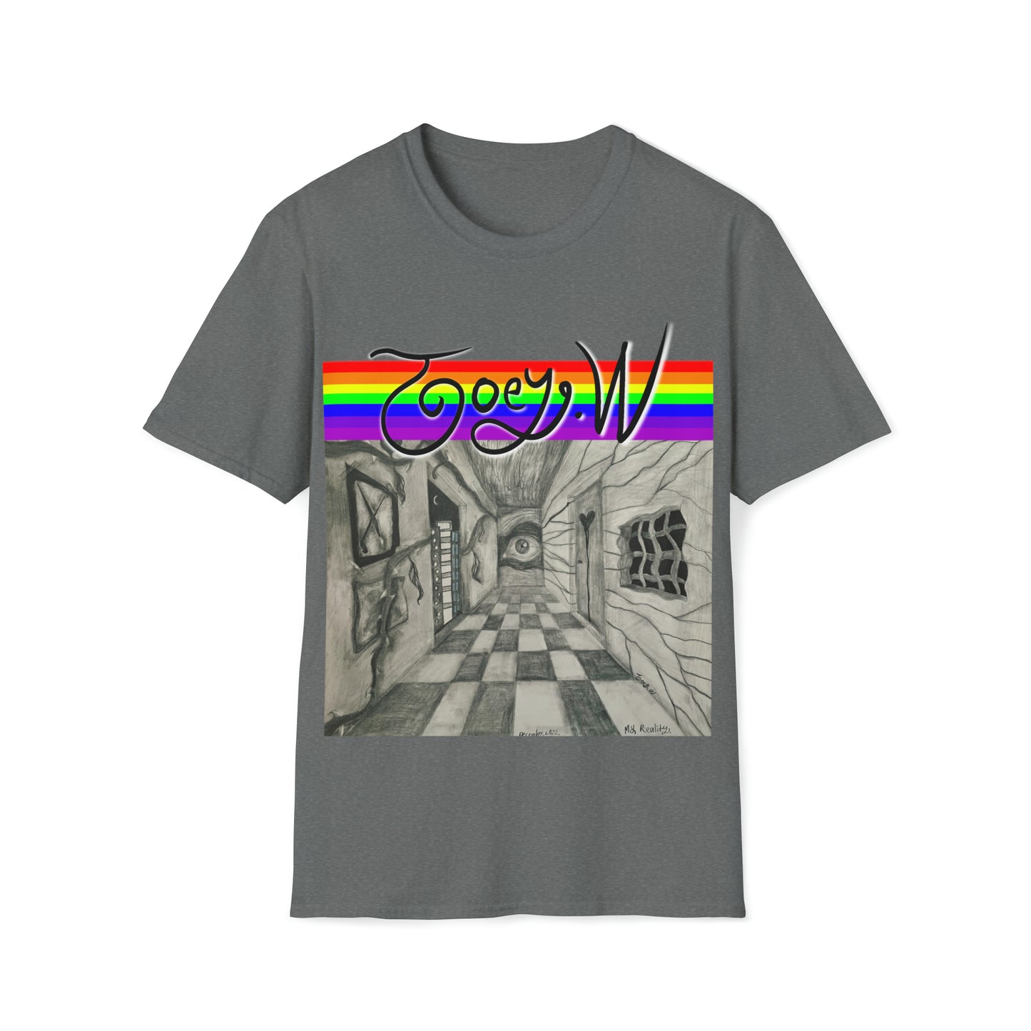 T "My Reality" by Jordan (Joey) Watts.  Unisex Softstyle T-Shirt