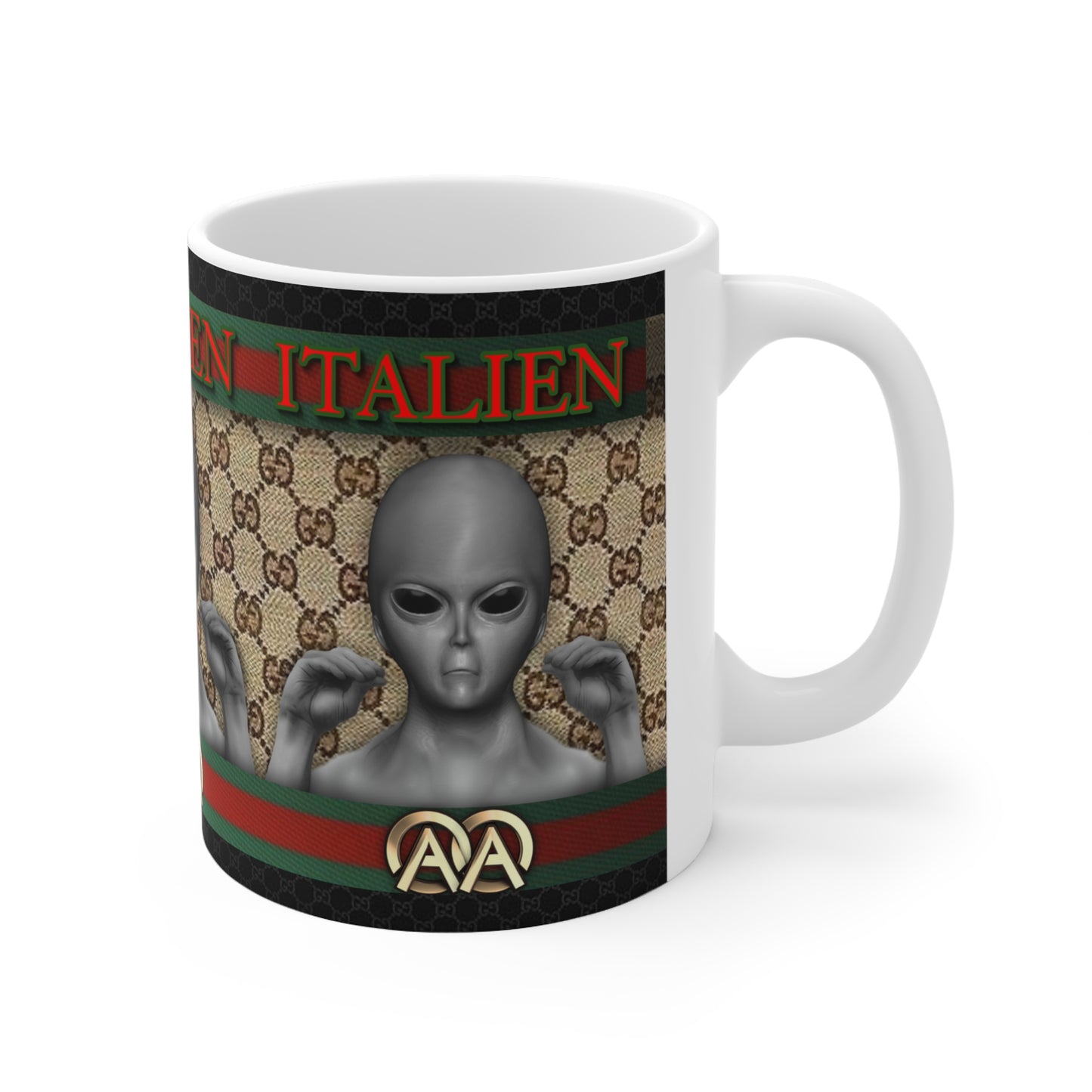 MUG: ITALIEN Designer #1 Ceramic Mug 11oz