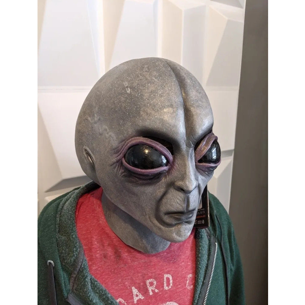 1C Alien Mask Latex Headgear Halloween