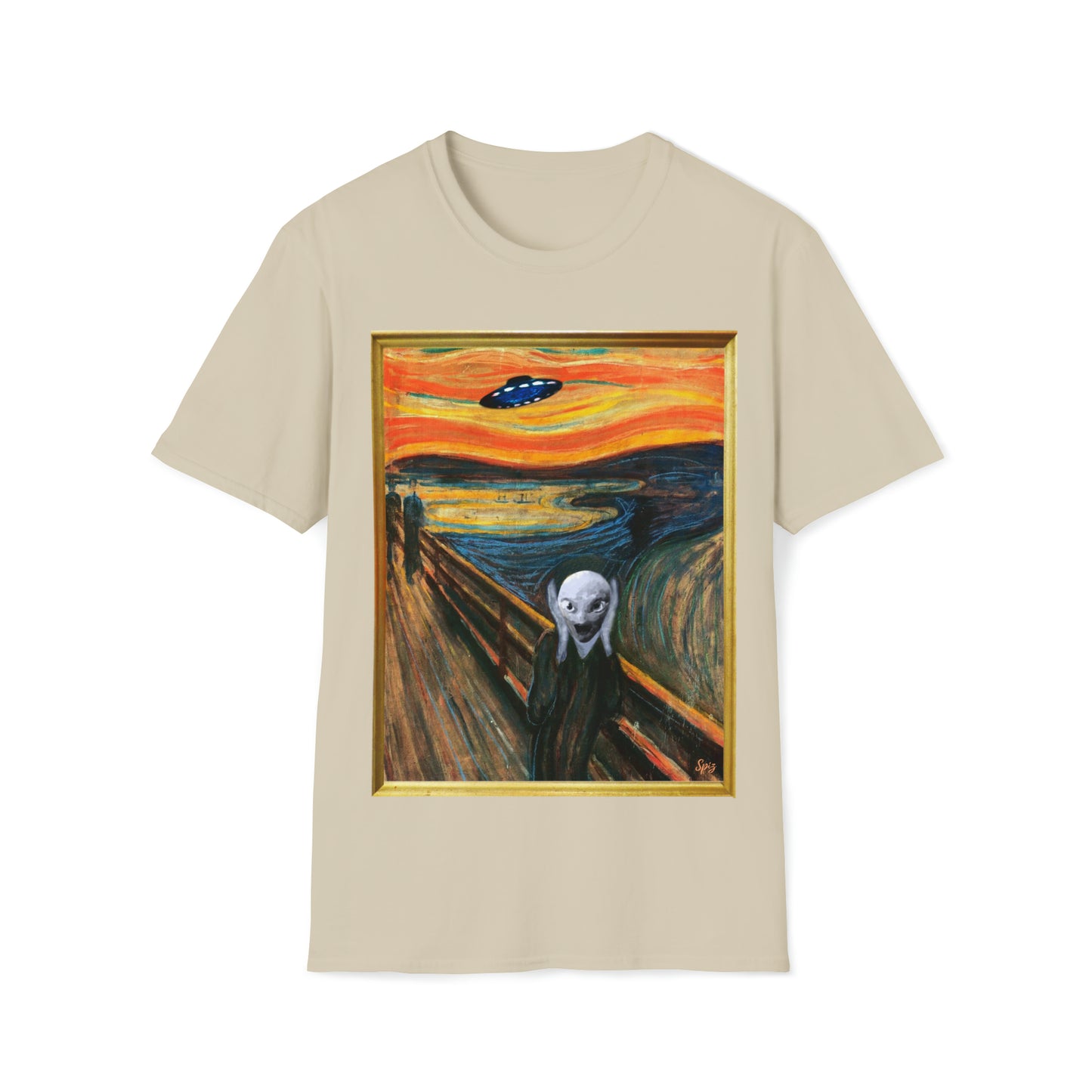 T "I Scream You Scream" Classic Art Masters Unisex Softstyle T-Shirt