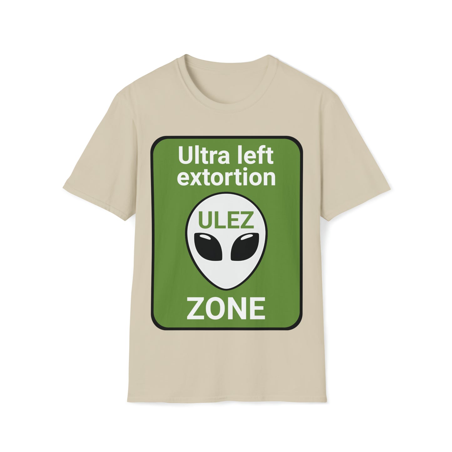 T "ULEZ" Alien Humour #1 Unisex Softstyle T-Shirt