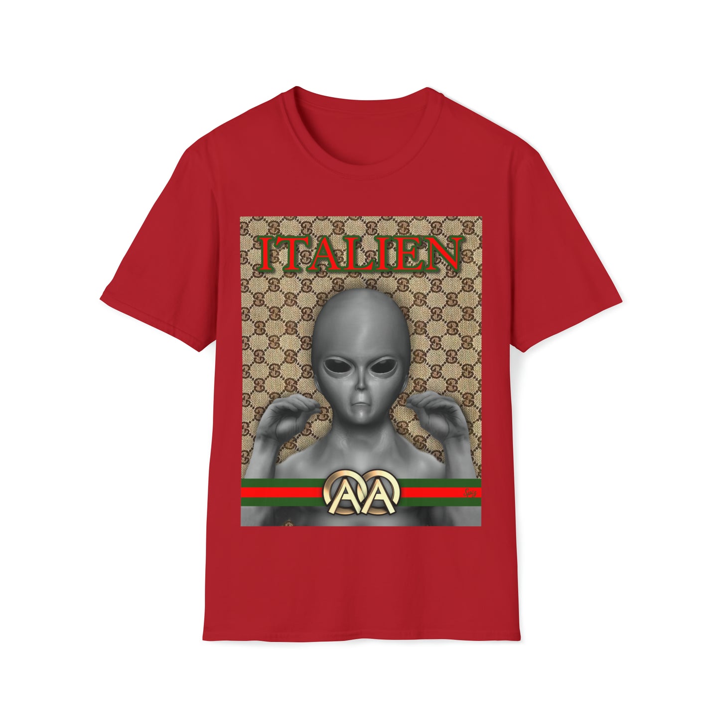 T ITALIEN Designer Unisex Softstyle T-Shirt