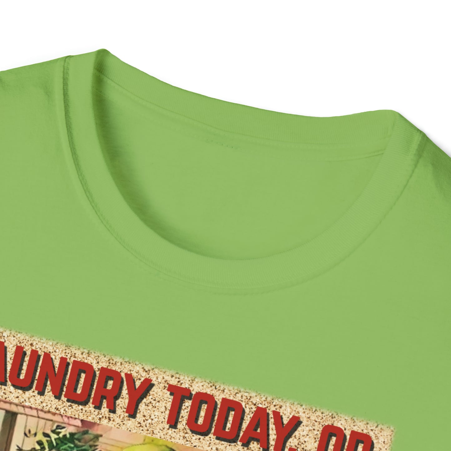 T "Laundry Today, or Naked Tomorrow Unisex Softstyle T-Shirt