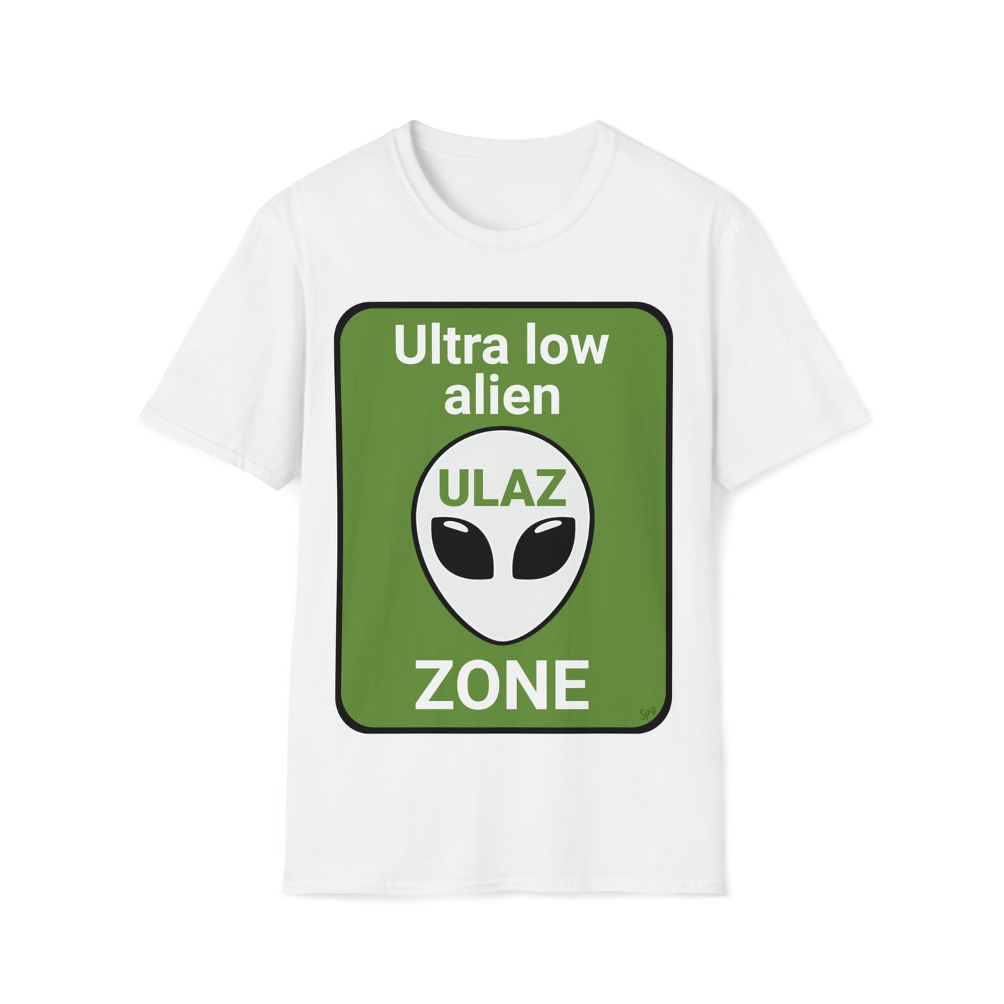 T "ULAZ" Alien Humour #2 Unisex Softstyle T-Shirt