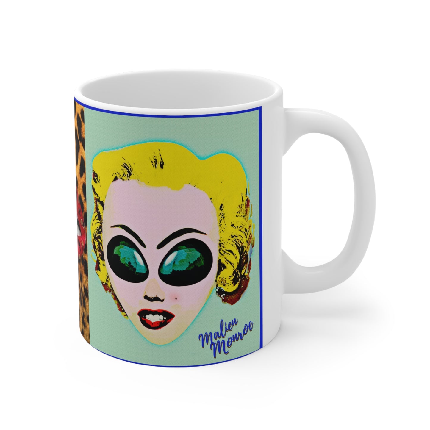 MUG: Malien Monroe Pop-Art #5 Ceramic Mug 11oz