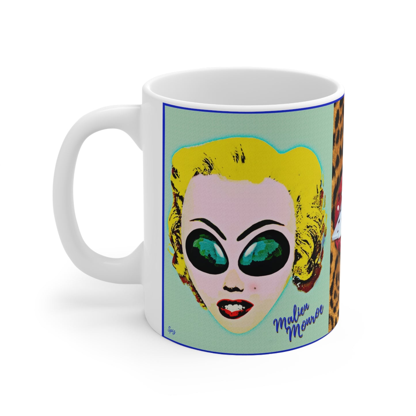 MUG: Malien Monroe Pop-Art #5 Ceramic Mug 11oz