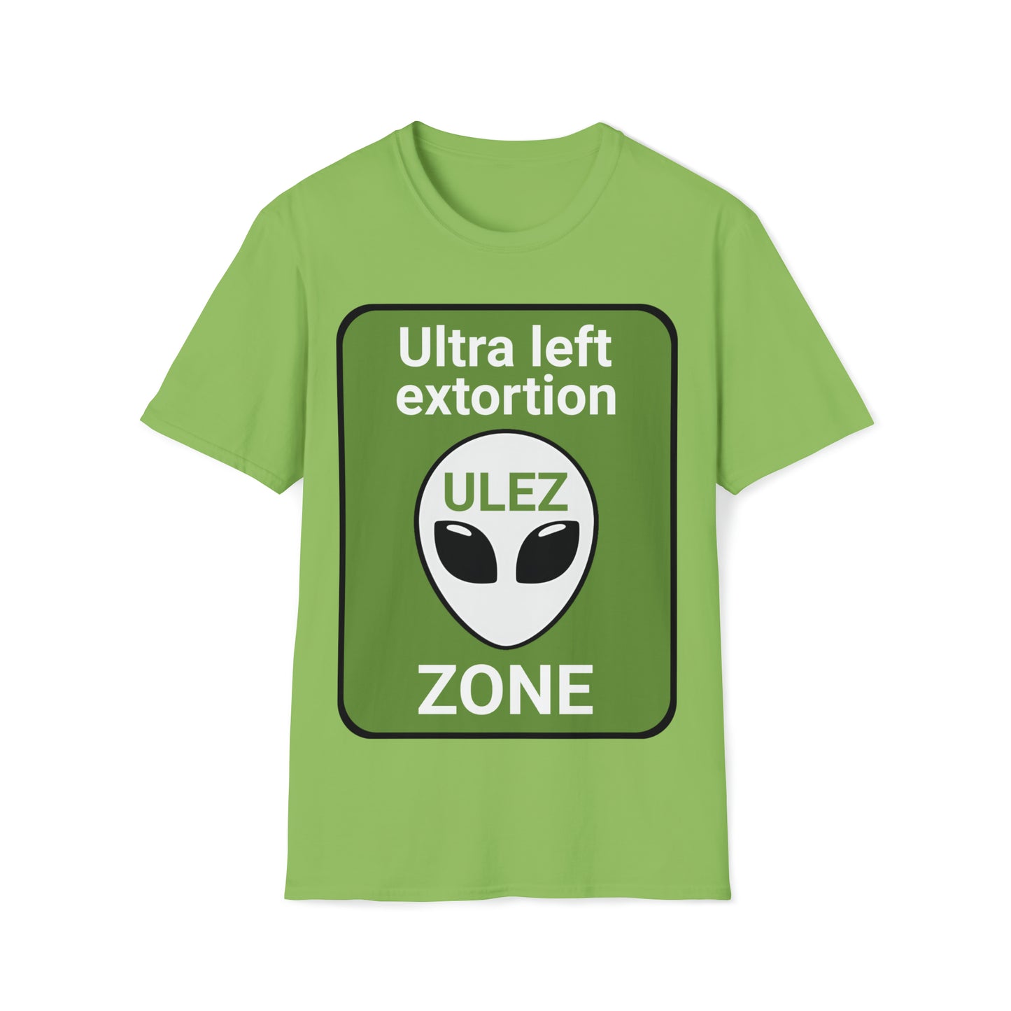 T "ULEZ" Alien Humour #1 Unisex Softstyle T-Shirt