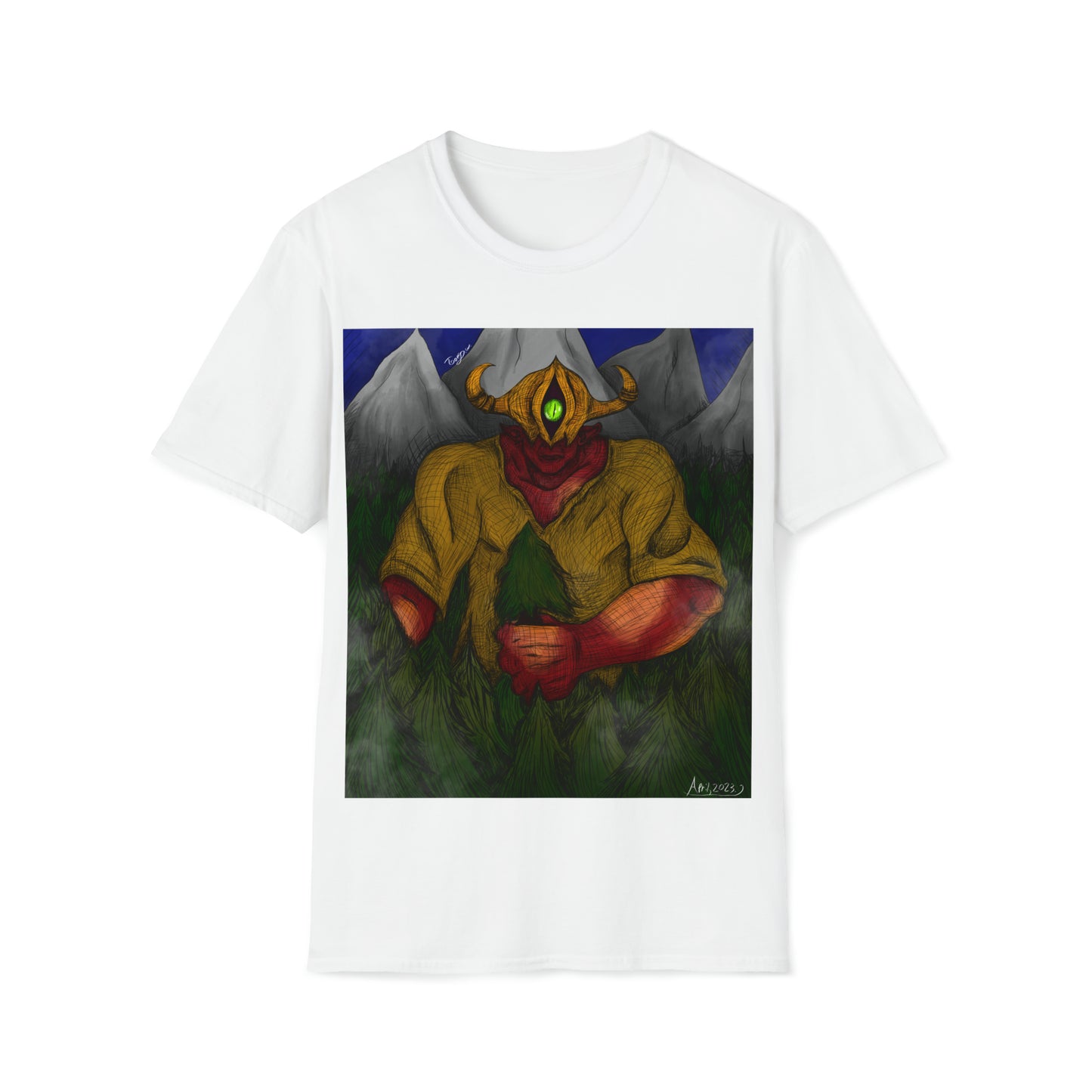 TJ "OXYN" by Jordan (Joey) Watts.  Unisex Softstyle T-Shirt