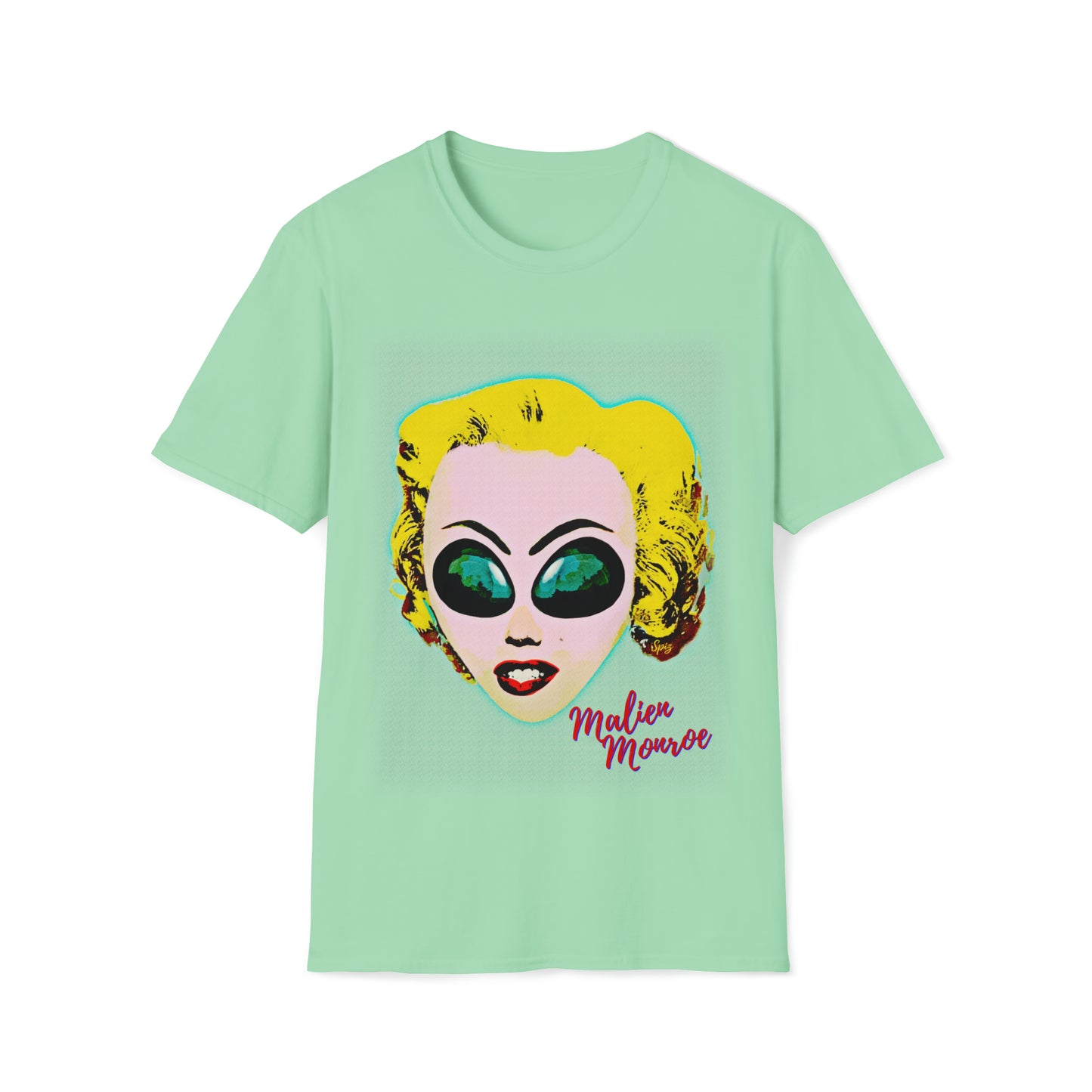 T 'Malien Monroe' POP ART #2 Unisex Softstyle T-Shirt