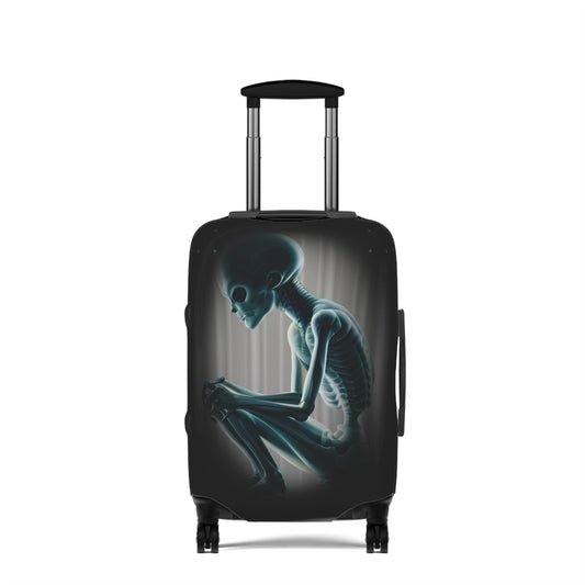 H "NOTHING TO DECLARE" Carry On Suitcase Protector.(BLACK)