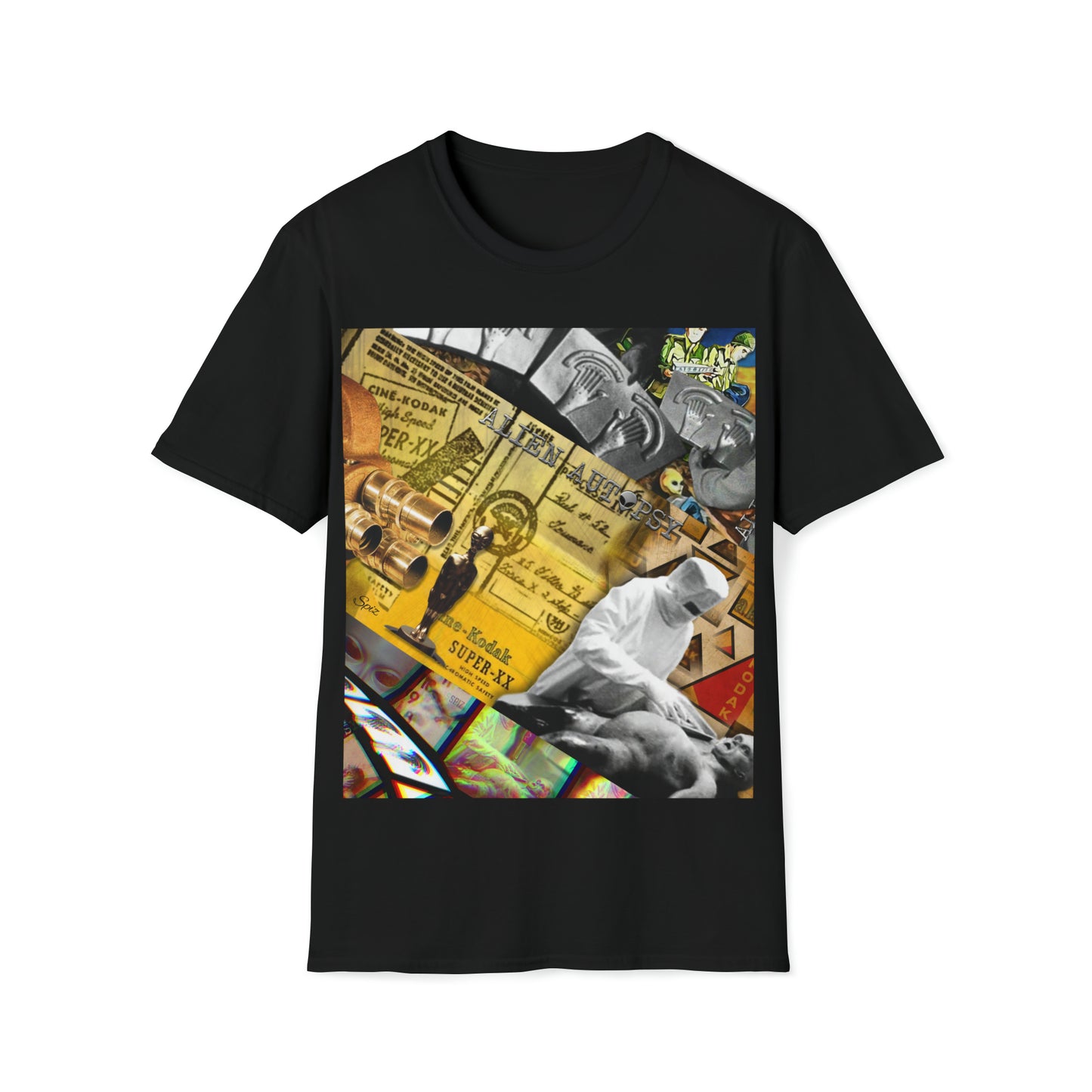 T "Montage" #2  Alien Autopsy Unisex Softstyle T-Shirt