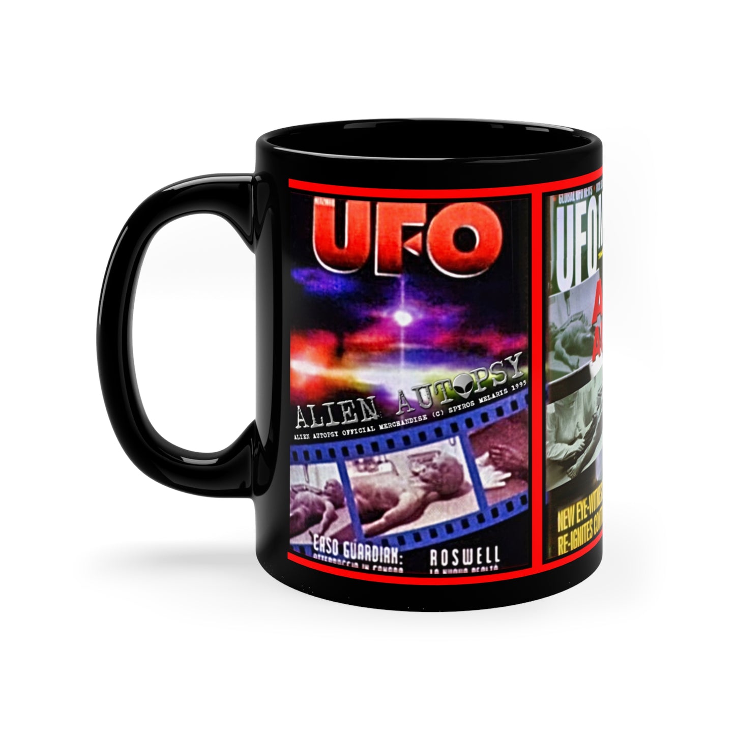 MUG: Alien Autopsy UFO Magazine Covers