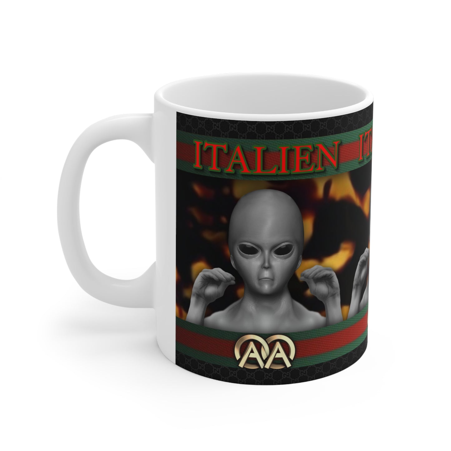 MUG: ITALIEN Designer #2 Ceramic Mug 11oz