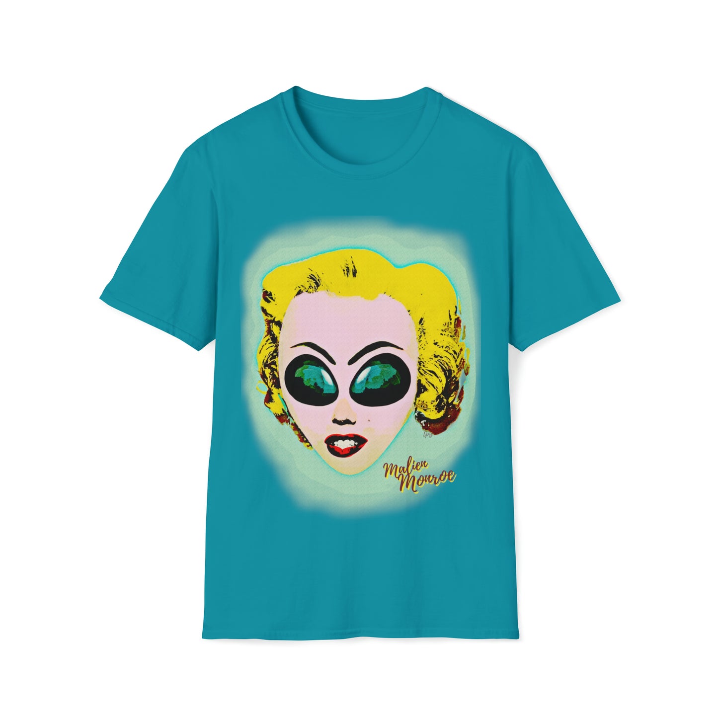 T 'Malien Monroe' POP ART Unisex Softstyle T-Shirt