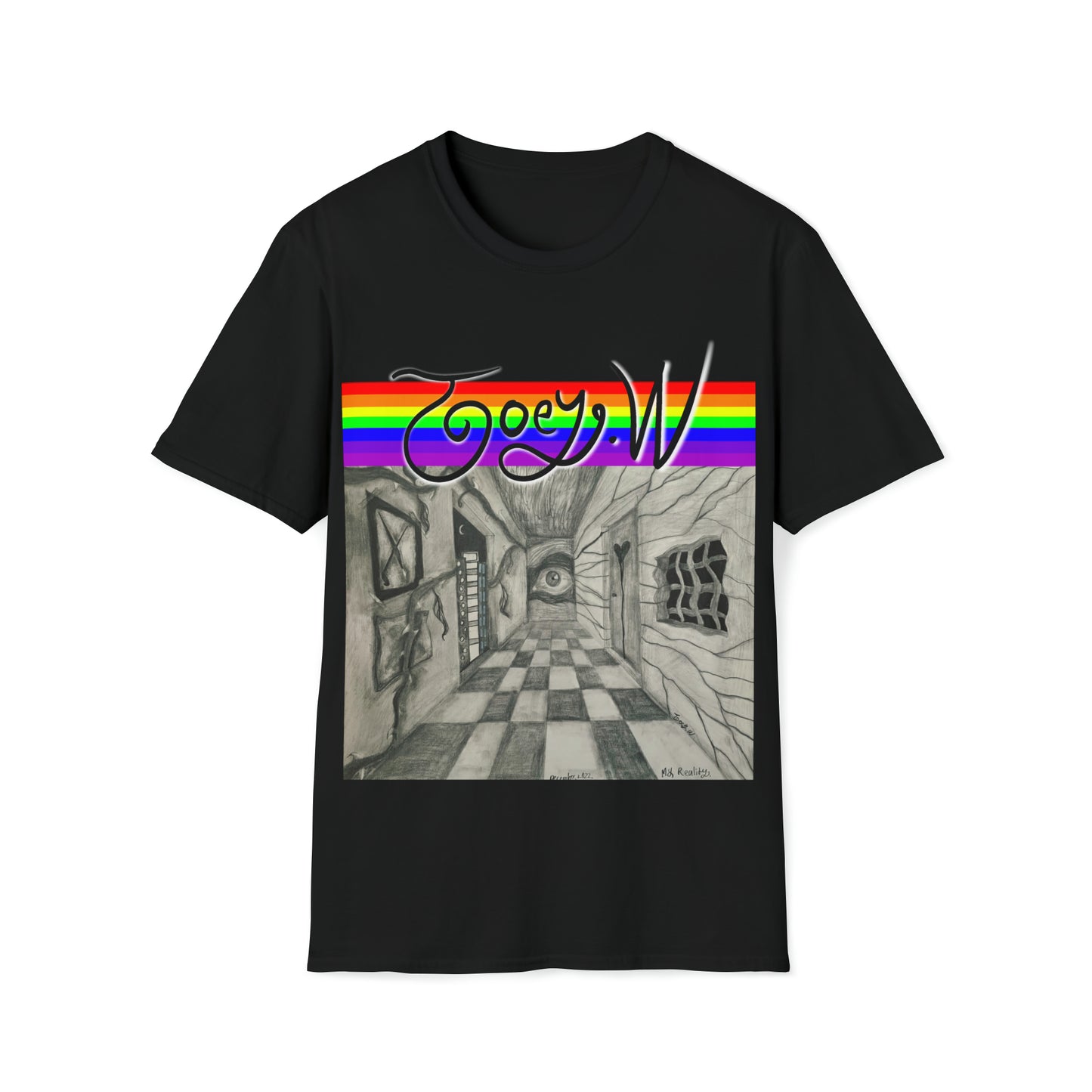 T "My Reality" by Jordan (Joey) Watts.  Unisex Softstyle T-Shirt