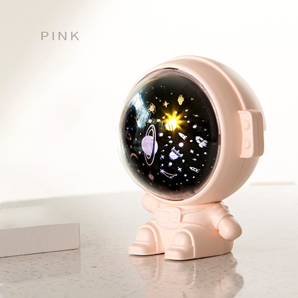 GA Galaxy Star Projector Starry Sky Night Light Astronaut Lamp Room Decr Gift Child Kids Baby Christmas Spaceman Projection