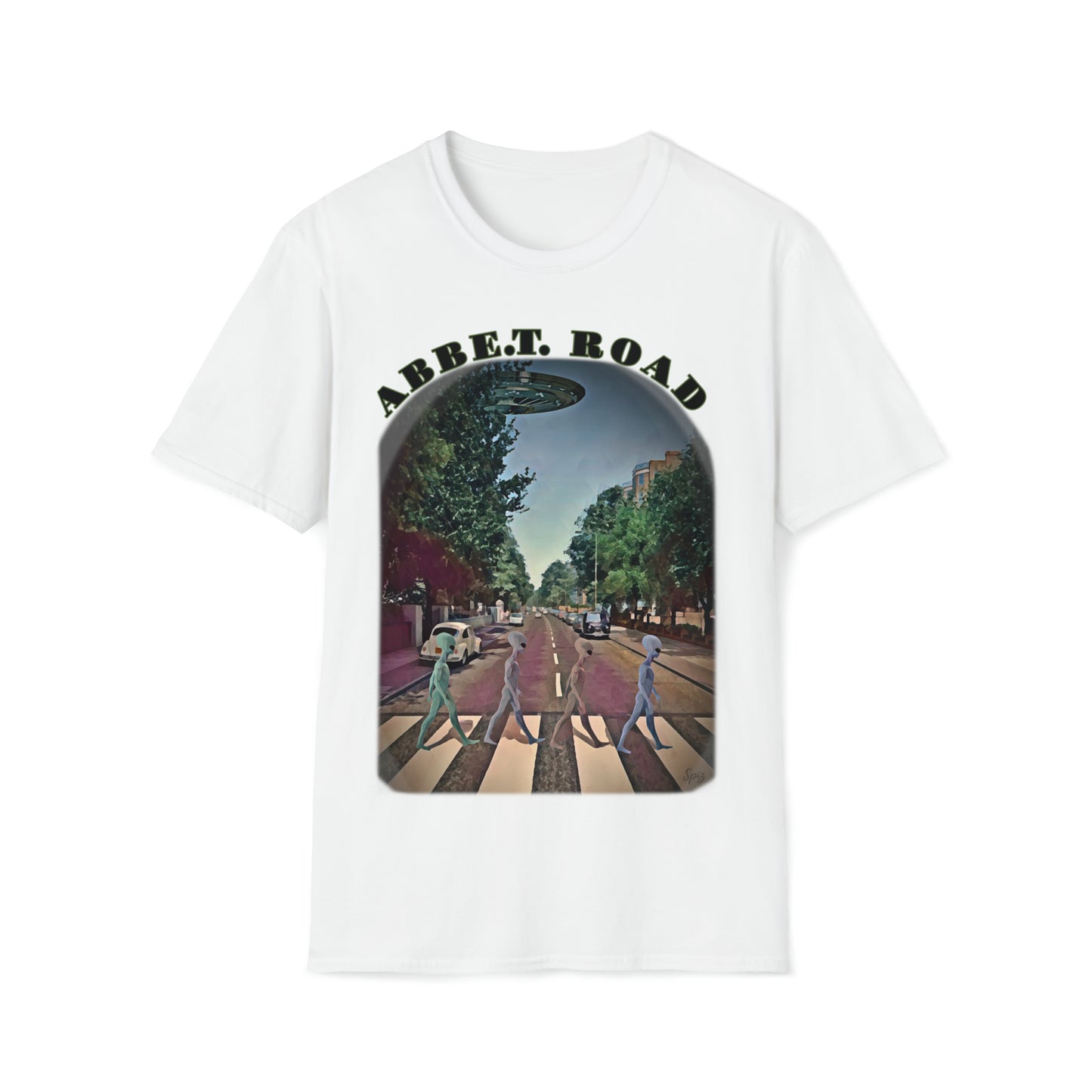 T "ABB E.T. ROAD" The Beatles in a Parallel Universe - Unisex Softstyle T-Shirt