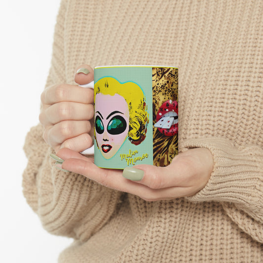 MUG: Malien Monroe Pop-Art #3 Ceramic Mug 11oz