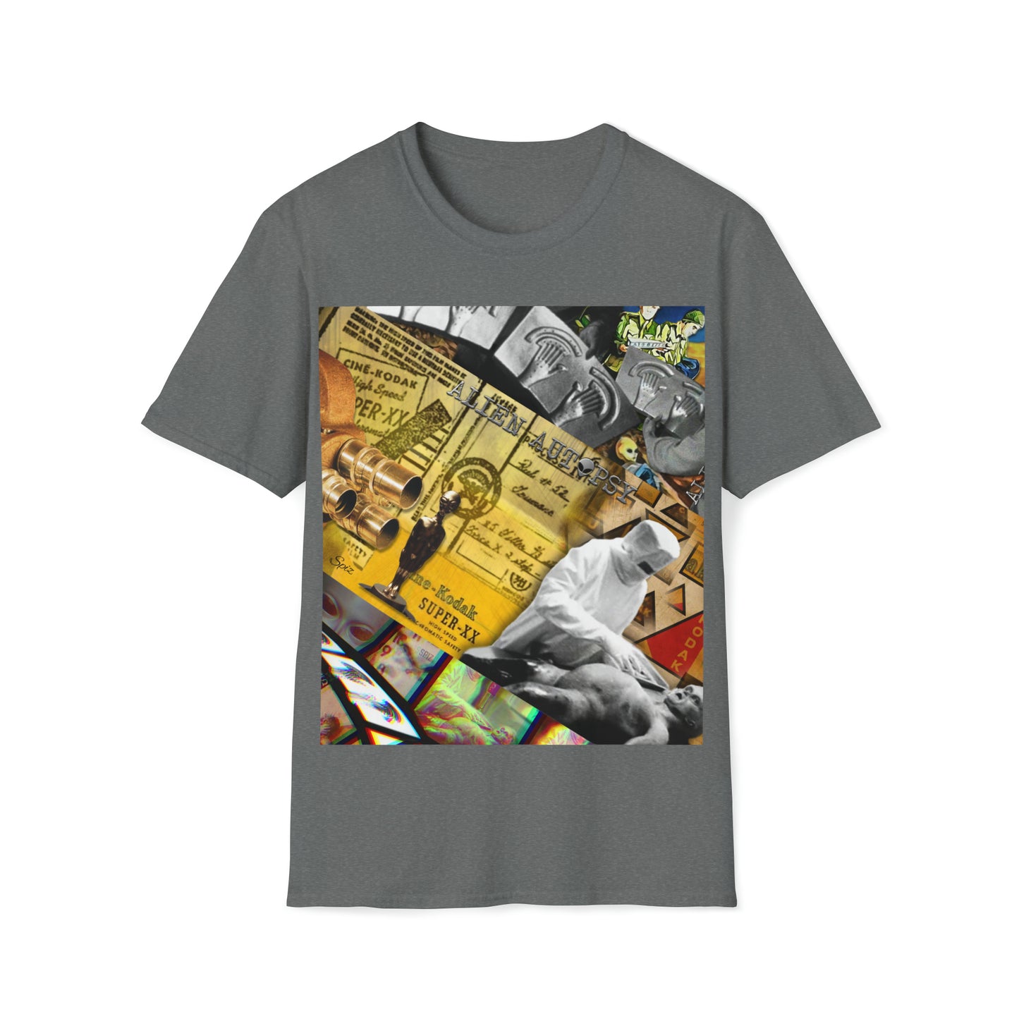 T "Montage" #2  Alien Autopsy Unisex Softstyle T-Shirt