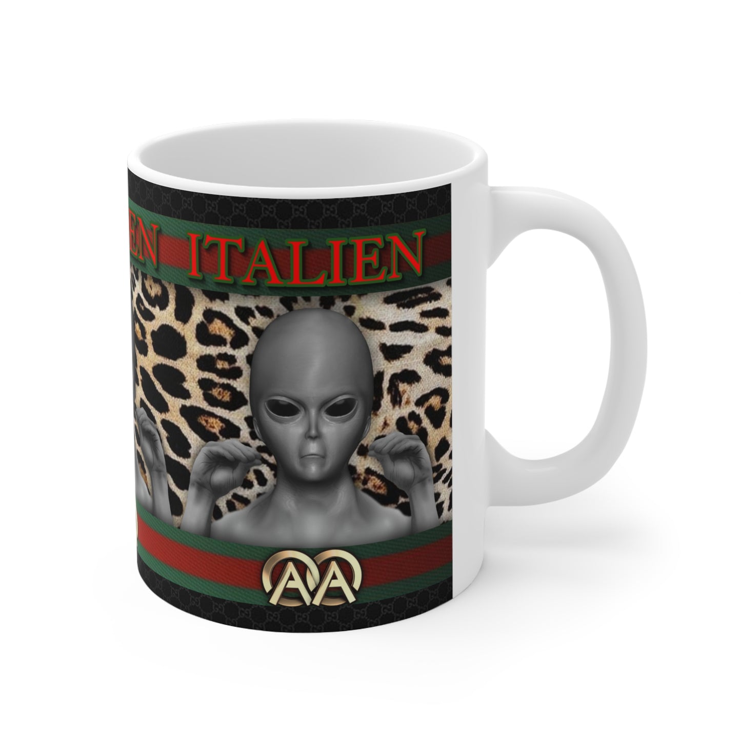 MUG: ITALIEN Designer #3 Ceramic Mug 11oz