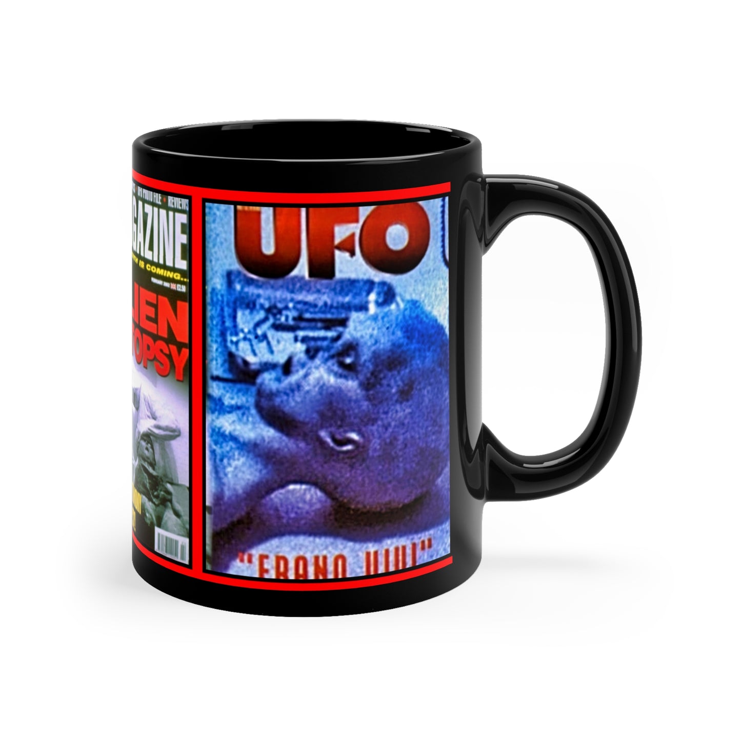 MUG: Alien Autopsy UFO Magazine Covers