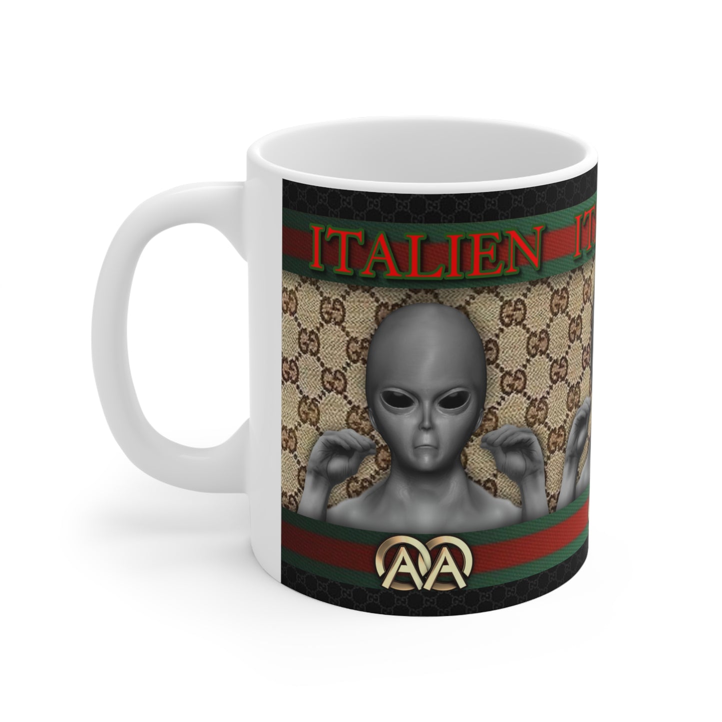 MUG: ITALIEN Designer #1 Ceramic Mug 11oz