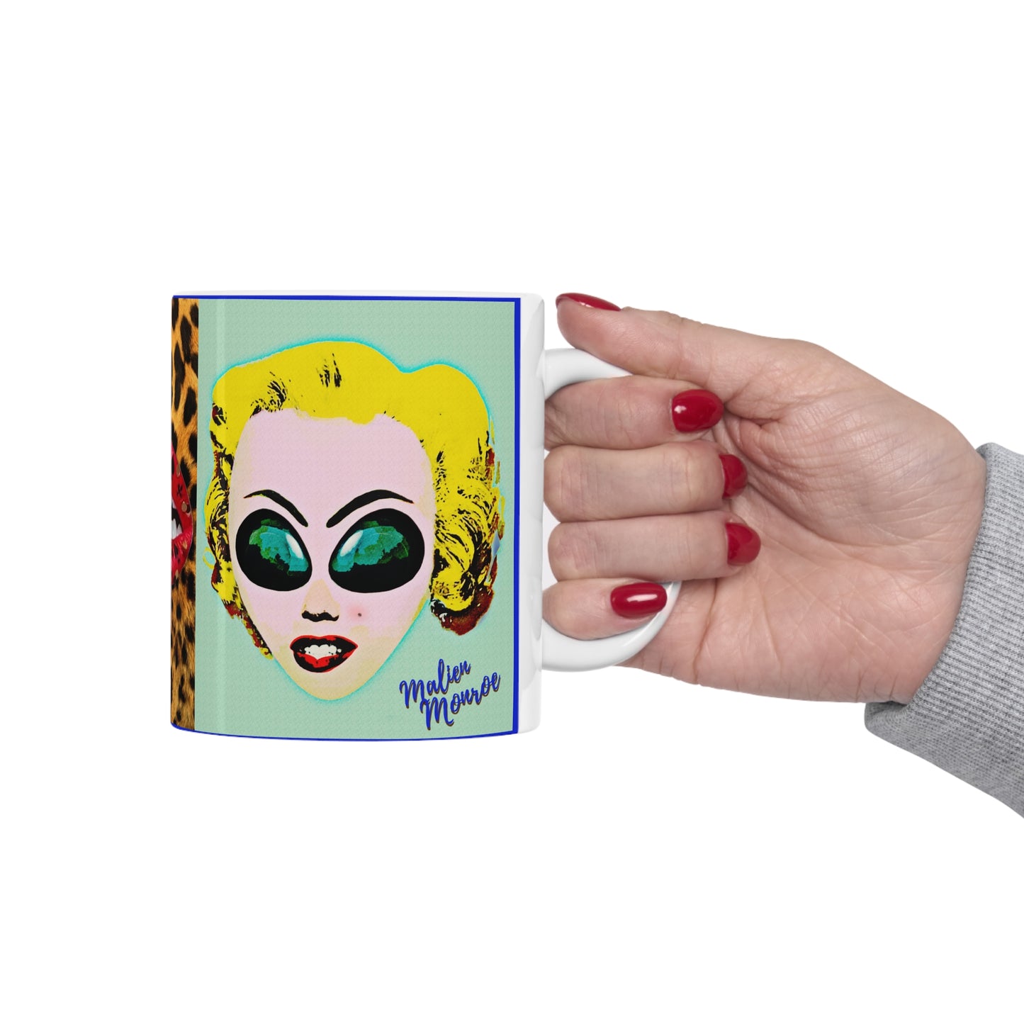 MUG: Malien Monroe Pop-Art #5 Ceramic Mug 11oz