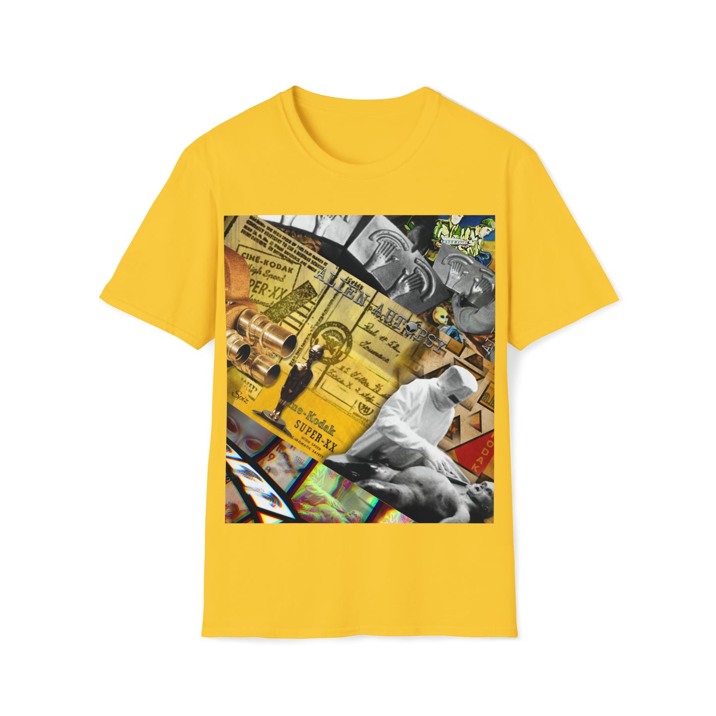 T "Montage" #2  Alien Autopsy Unisex Softstyle T-Shirt