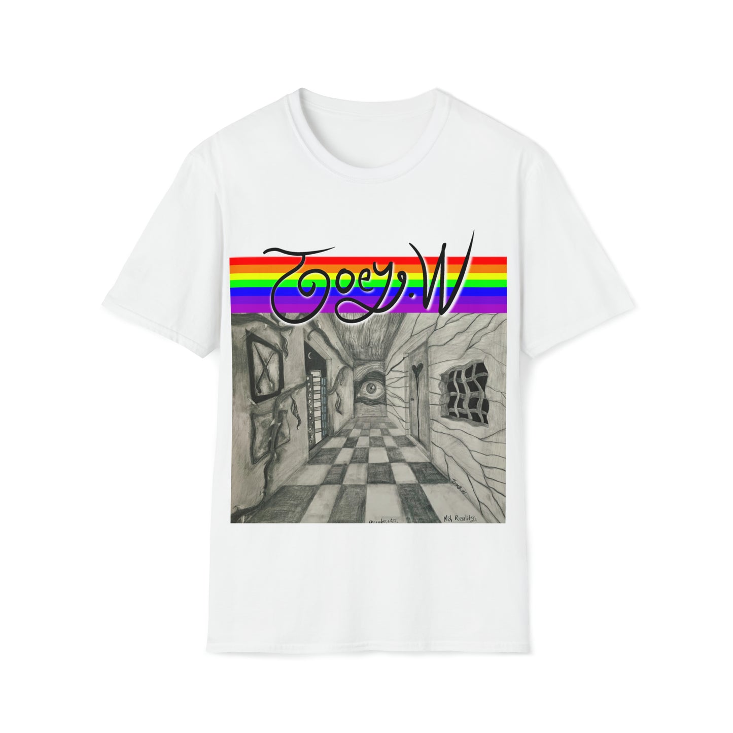 T "My Reality" by Jordan (Joey) Watts.  Unisex Softstyle T-Shirt