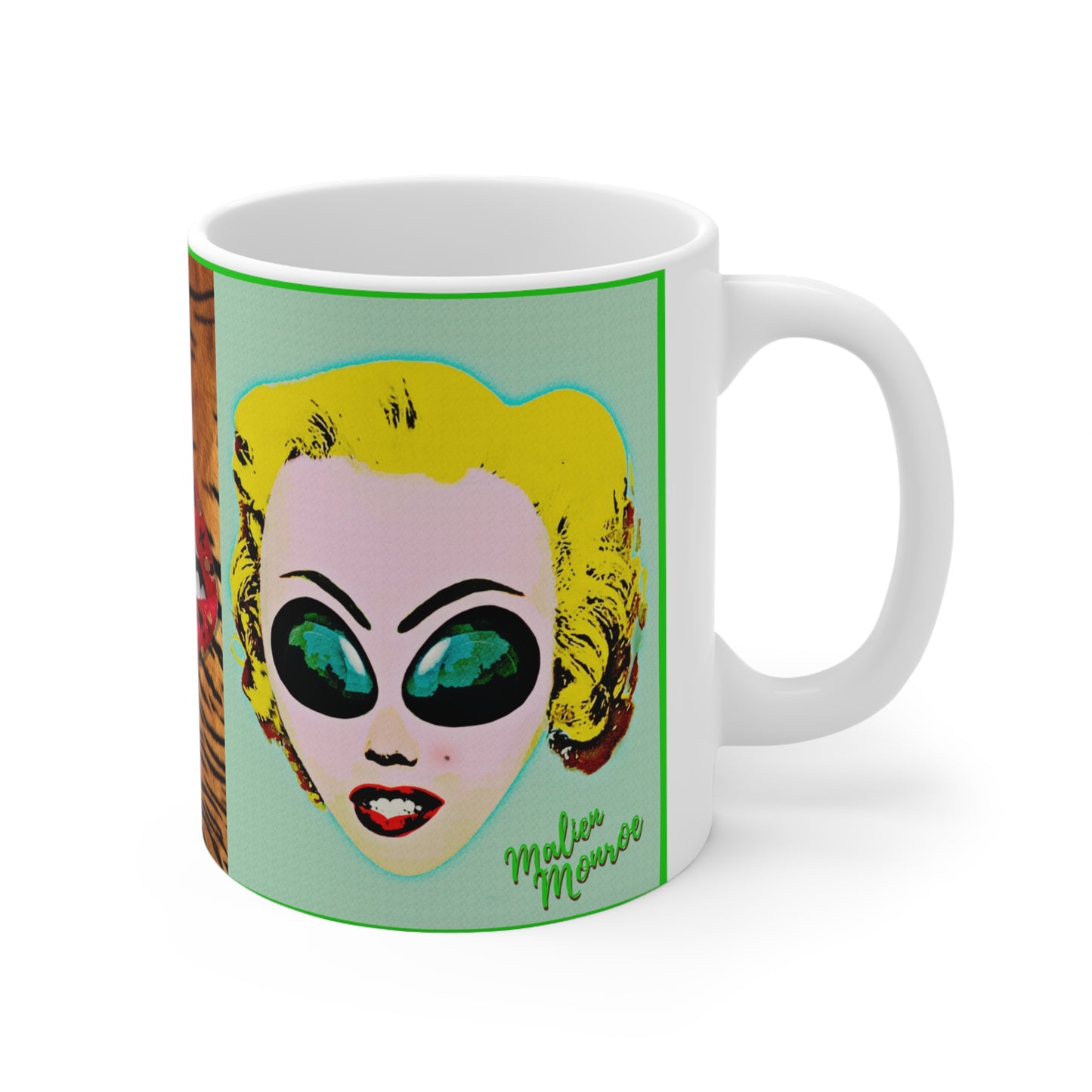 MUG: Malien Monroe Tiger Ceramic Mug 11oz