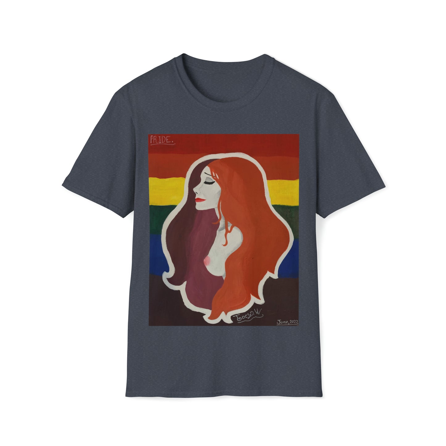 TJ "PRIDE" by Jordan (Joey) Watts.  Unisex Softstyle T-Shirt