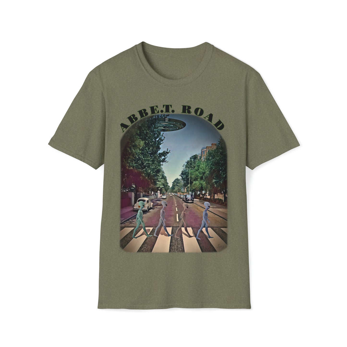 T "ABB E.T. ROAD" The Beatles in a Parallel Universe - Unisex Softstyle T-Shirt