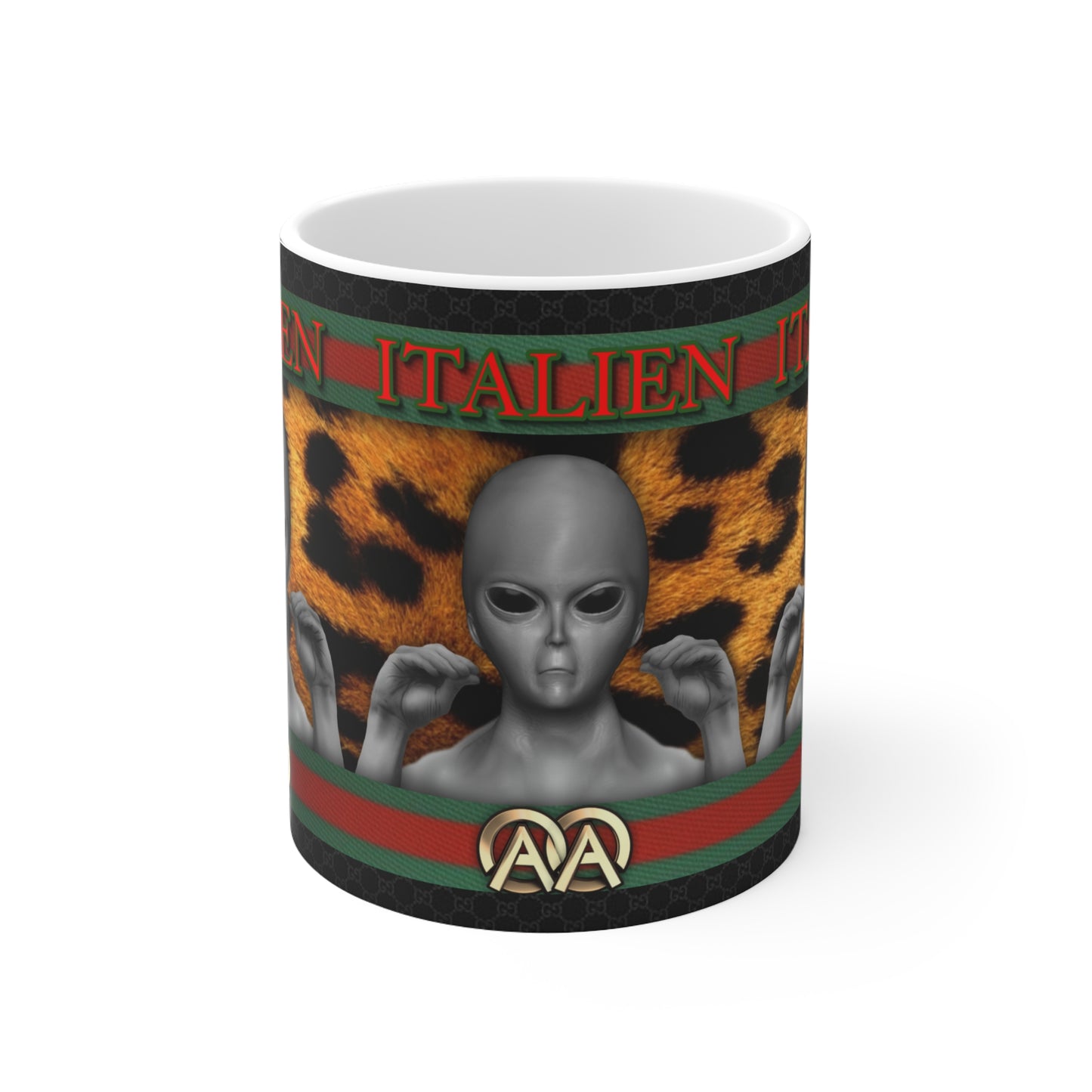 MUG: ITALIEN Designer #4 Ceramic Mug 11oz