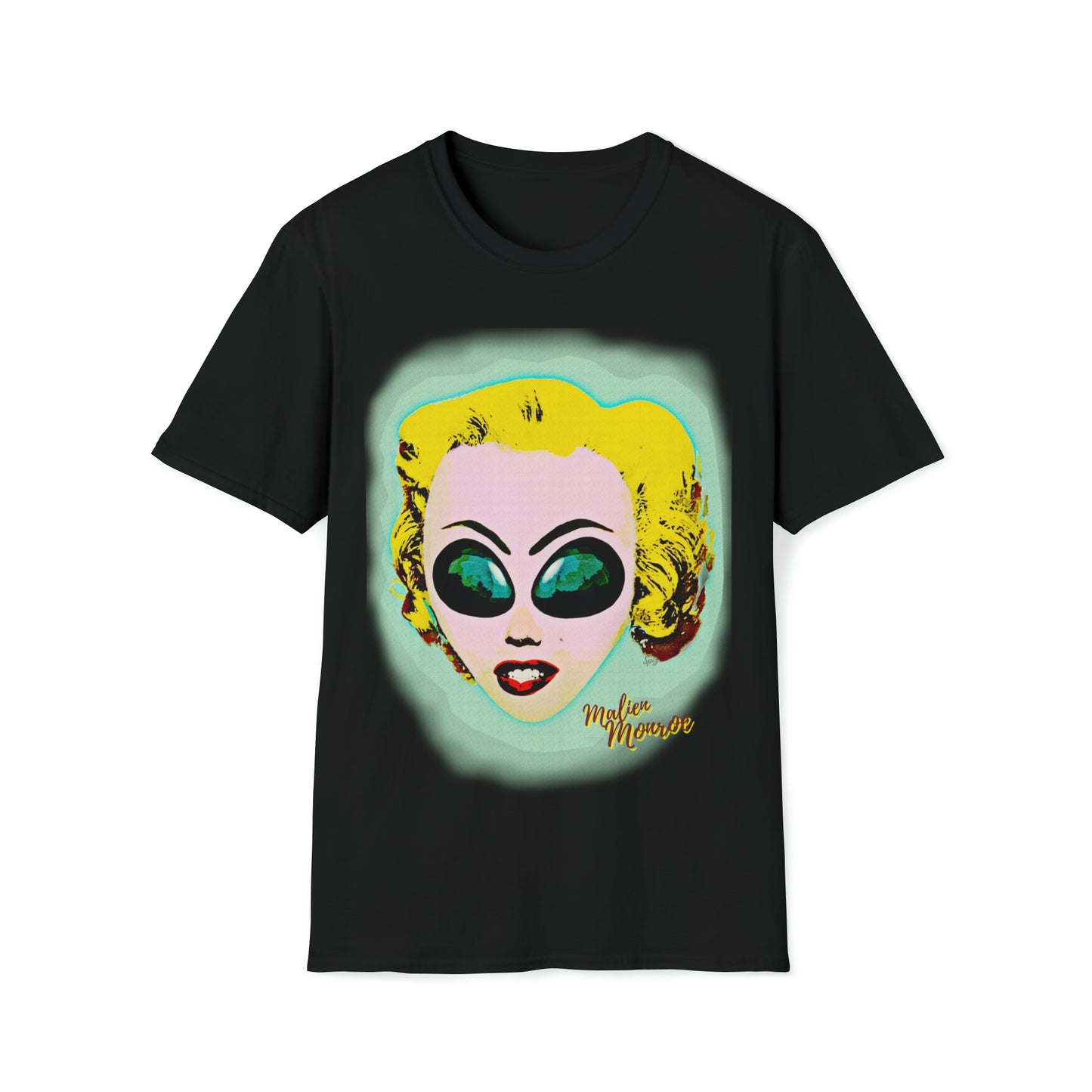 T 'Malien Monroe' POP ART Unisex Softstyle T-Shirt