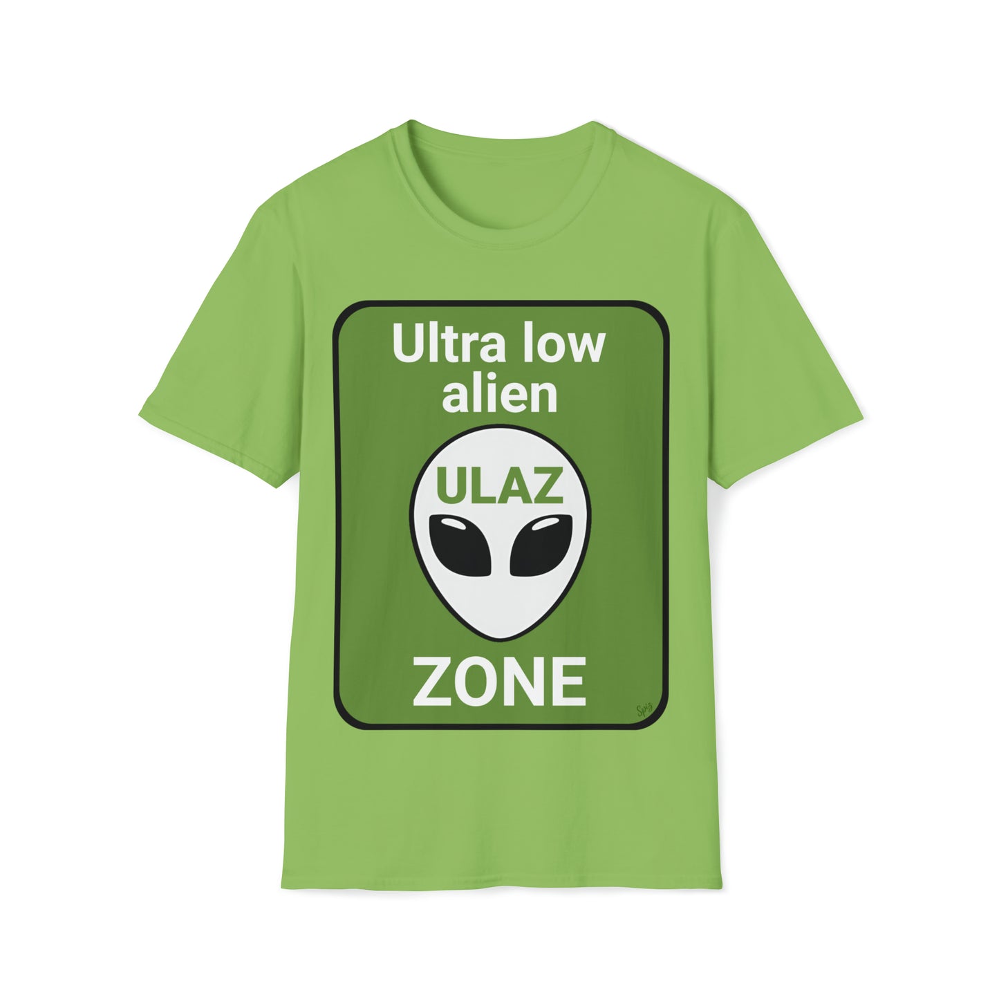 T "ULAZ" Alien Humour #2 Unisex Softstyle T-Shirt