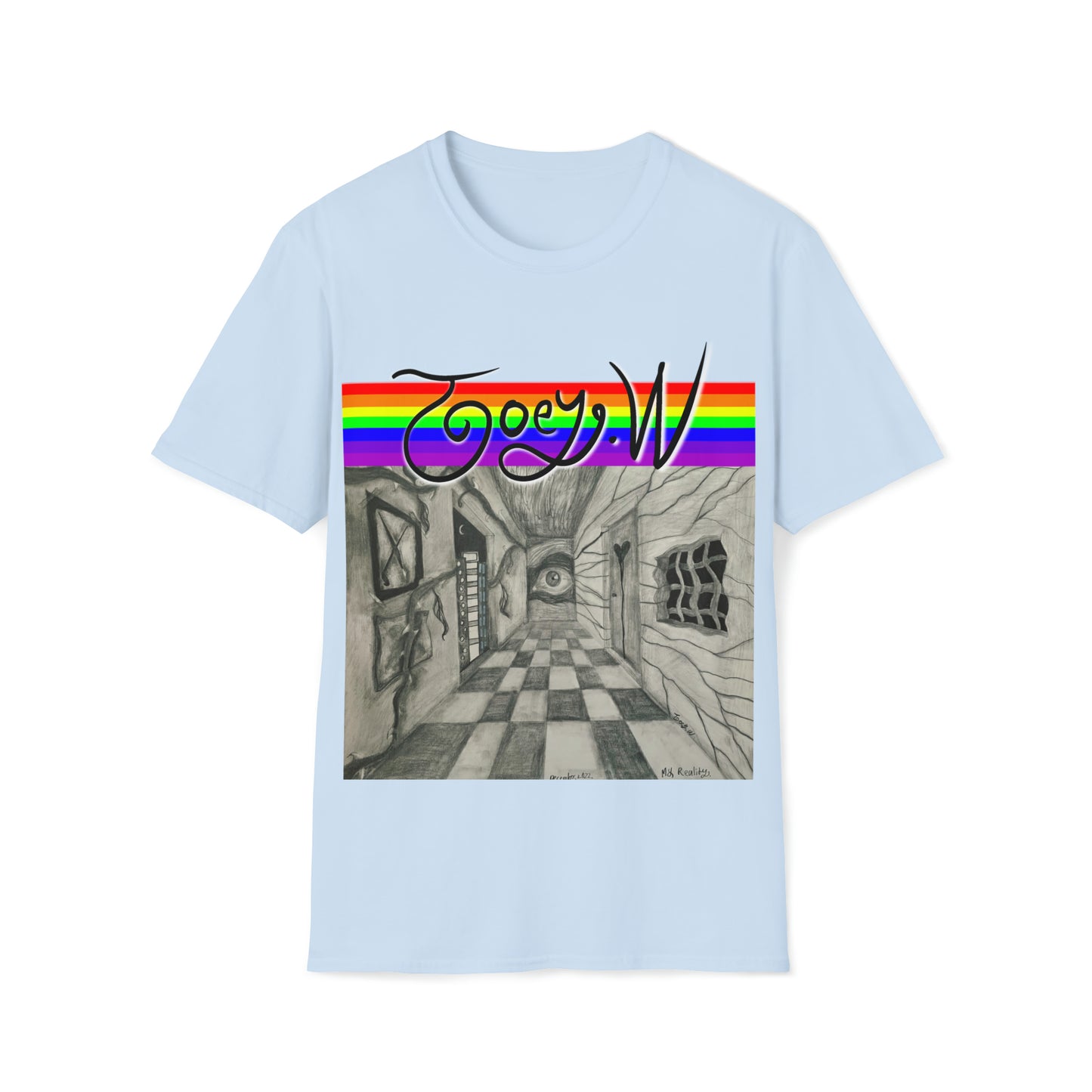 T "My Reality" by Jordan (Joey) Watts.  Unisex Softstyle T-Shirt